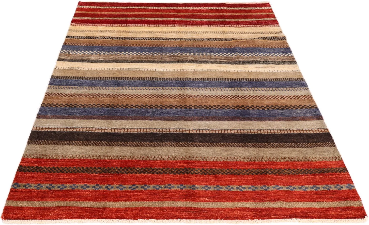 Alternative view of Hand-Knotted Gabbeh Pakistani Rug, 174 × 238 cm, Wool