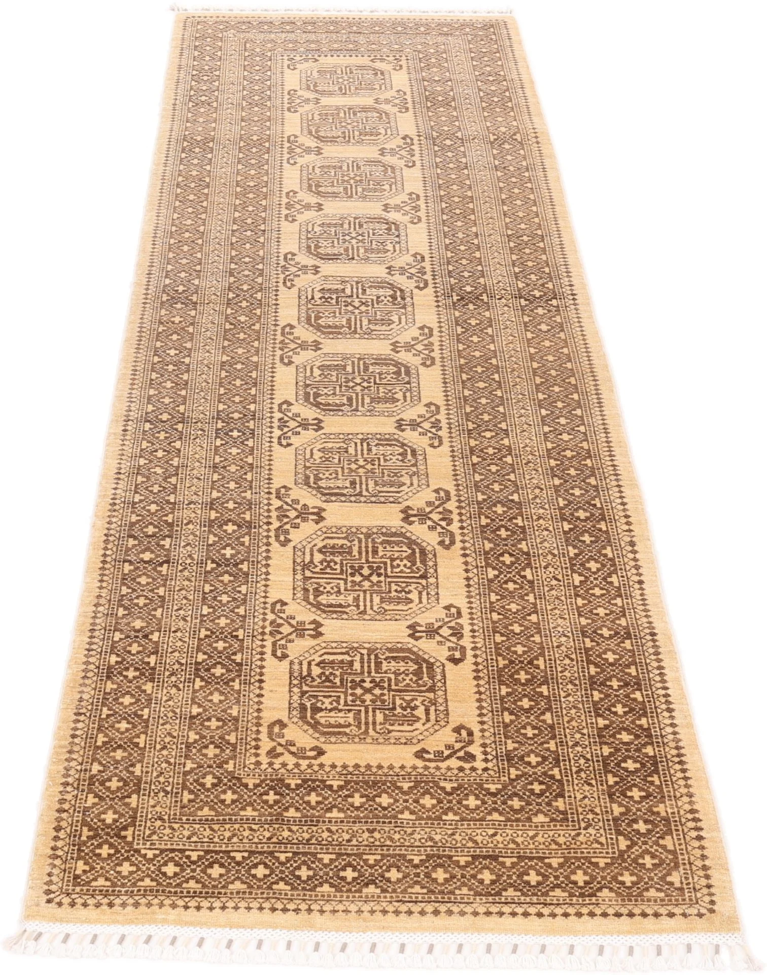 Alternative view of Wool Ziegler Pakistani Rug 86 × 287 cm, hand-knotted