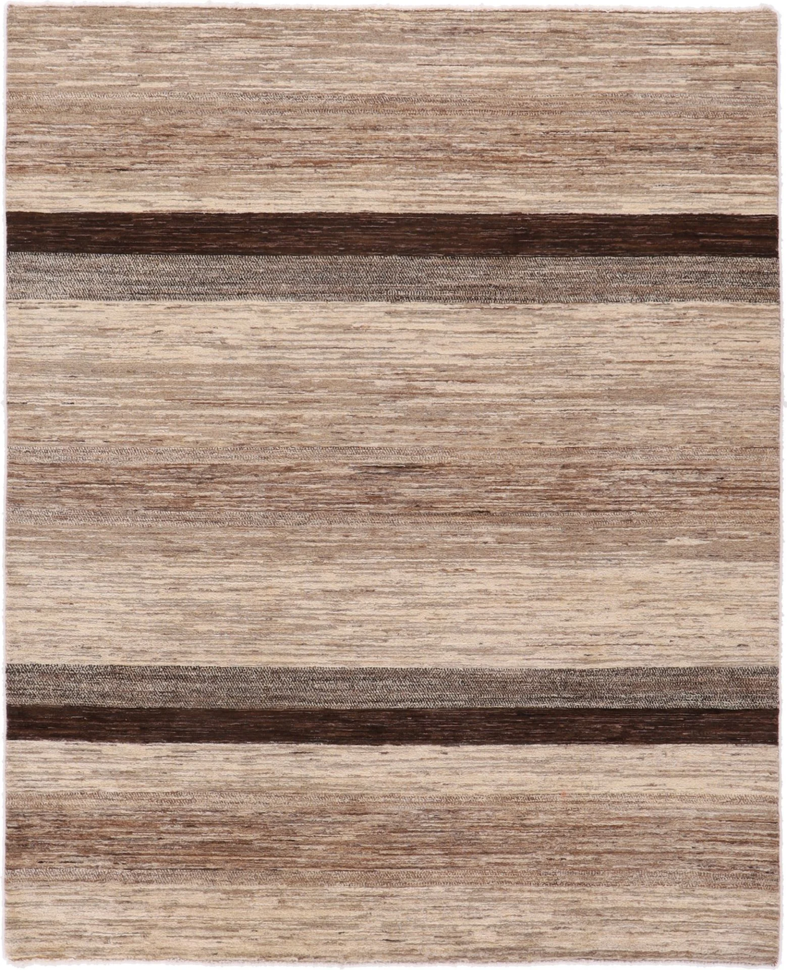 Hand-Knotted Gabbeh Pakistani Rug, 203 × 249 cm, Wool