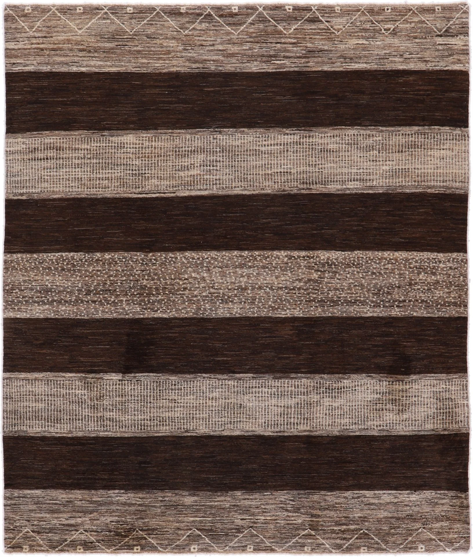 Gabbeh Pakistani Rug 207 × 242 cm in Wool, hand-knotted