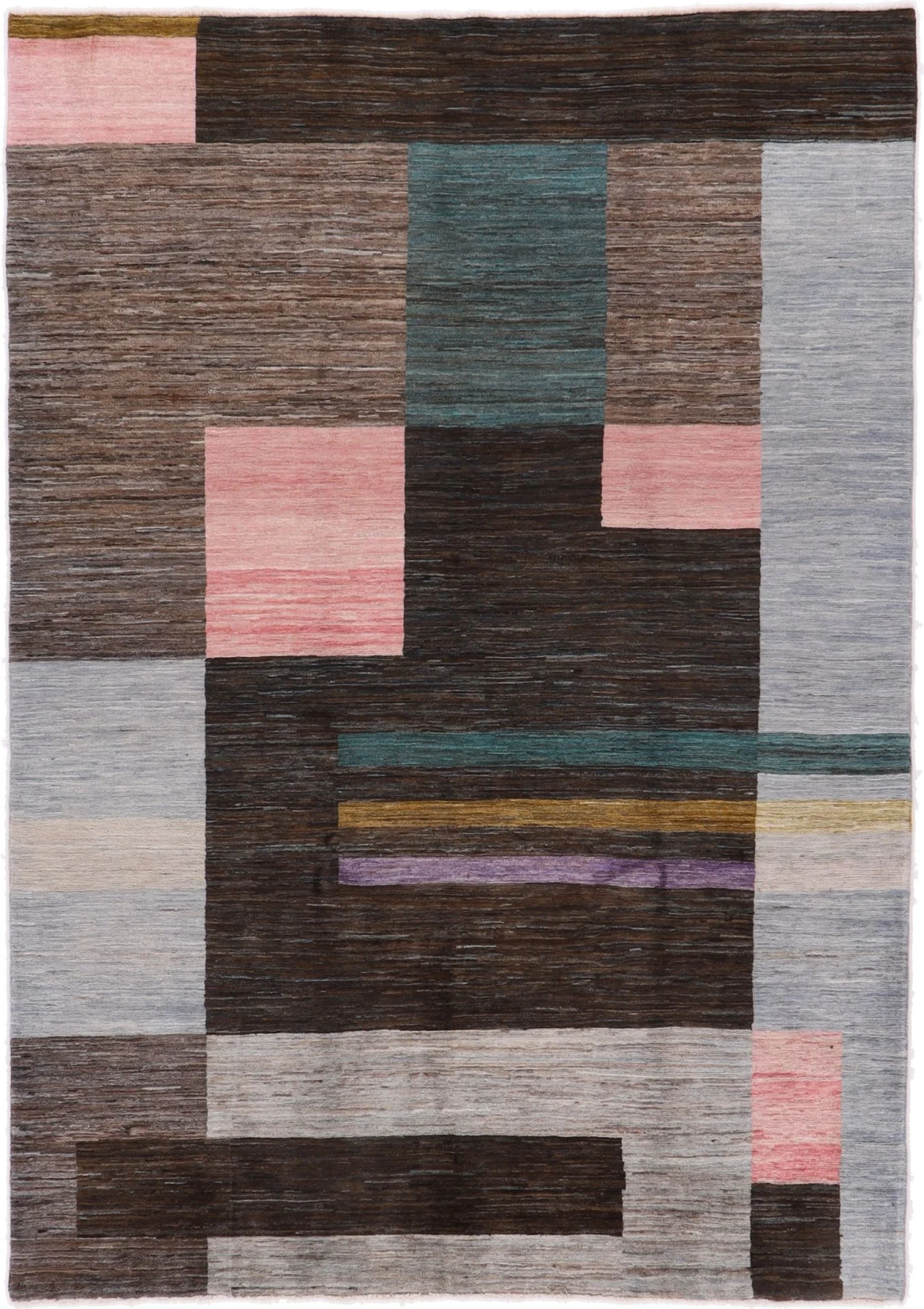 Wool Ariana Afghan Rug 167 × 237 cm, hand-knotted