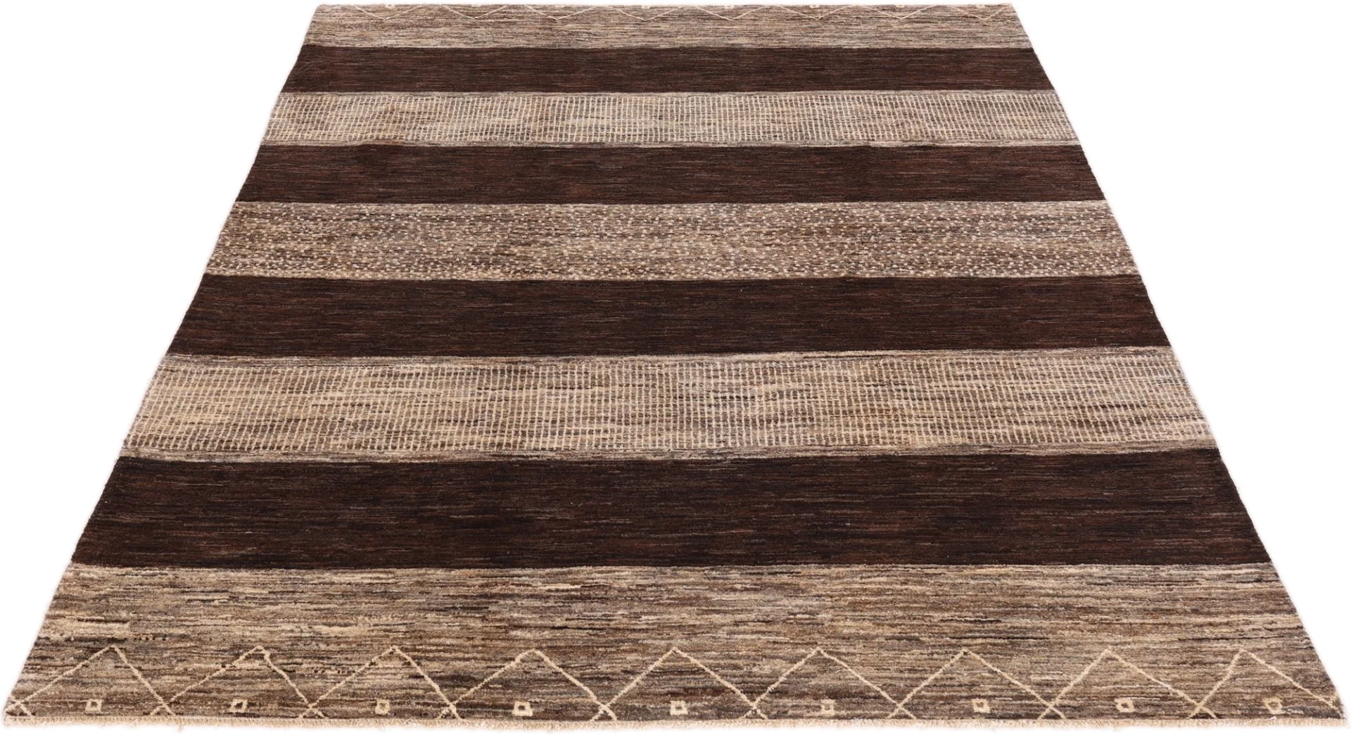 Alternative view of Gabbeh Pakistani Rug 207 × 242 cm in Wool, hand-knotted