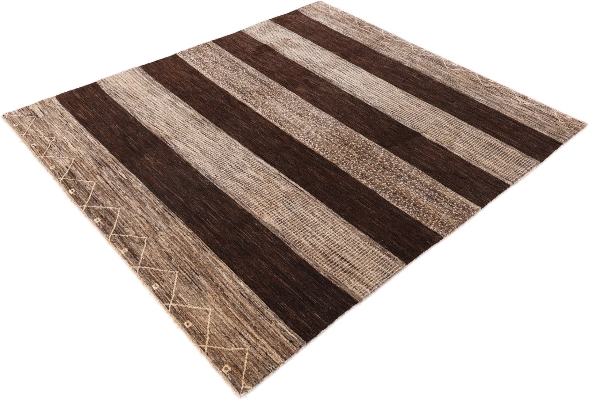 Gabbeh Pakistani Rug 207 × 242 cm in Wool, hand-knotted - Image 4