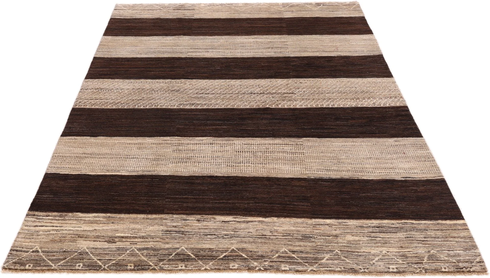 Alternative view of Wool Gabbeh Pakistani Rug 200 × 253 cm, hand-knotted
