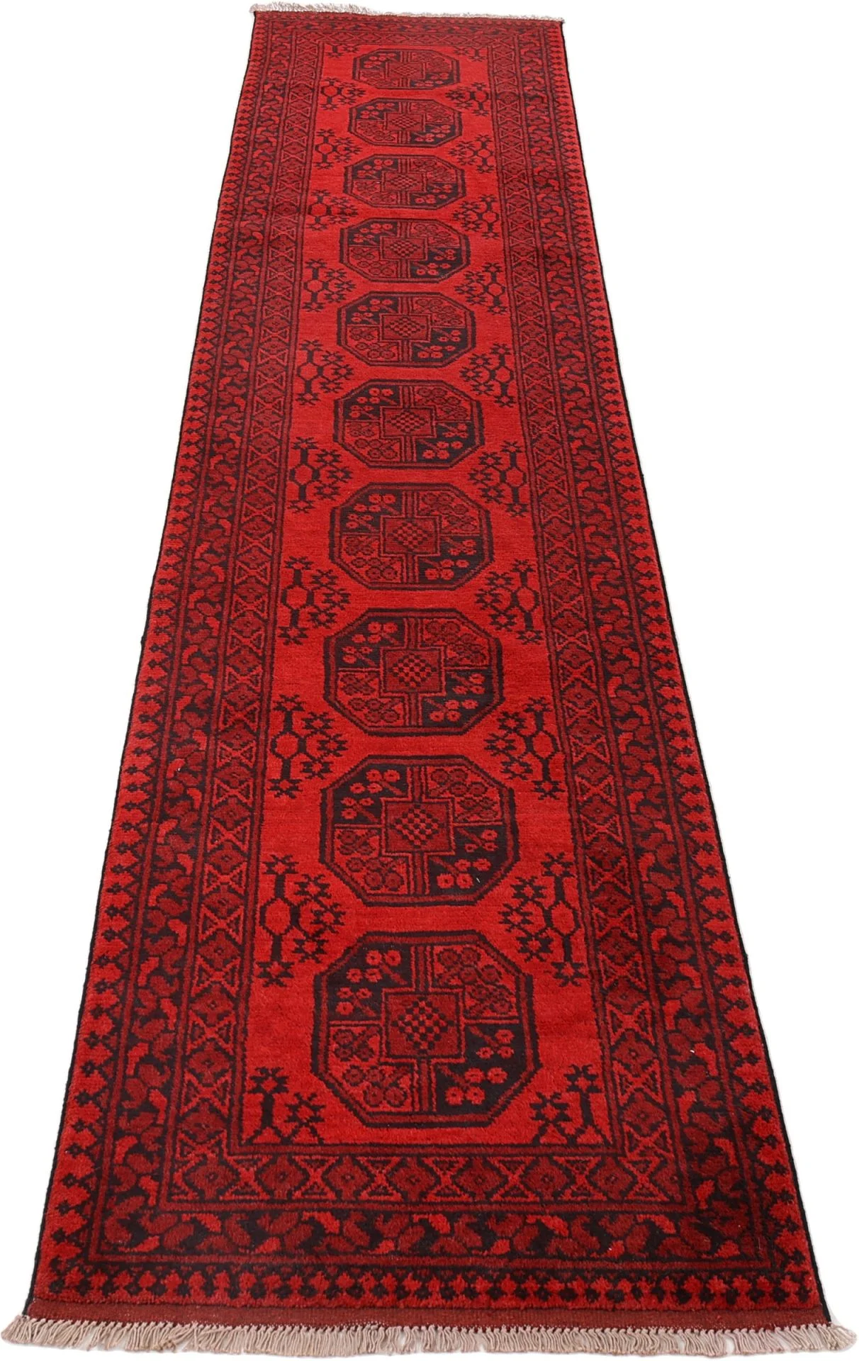 Afghan Rug 80 × 401 cm in Wool, hand-knotted - Image 3