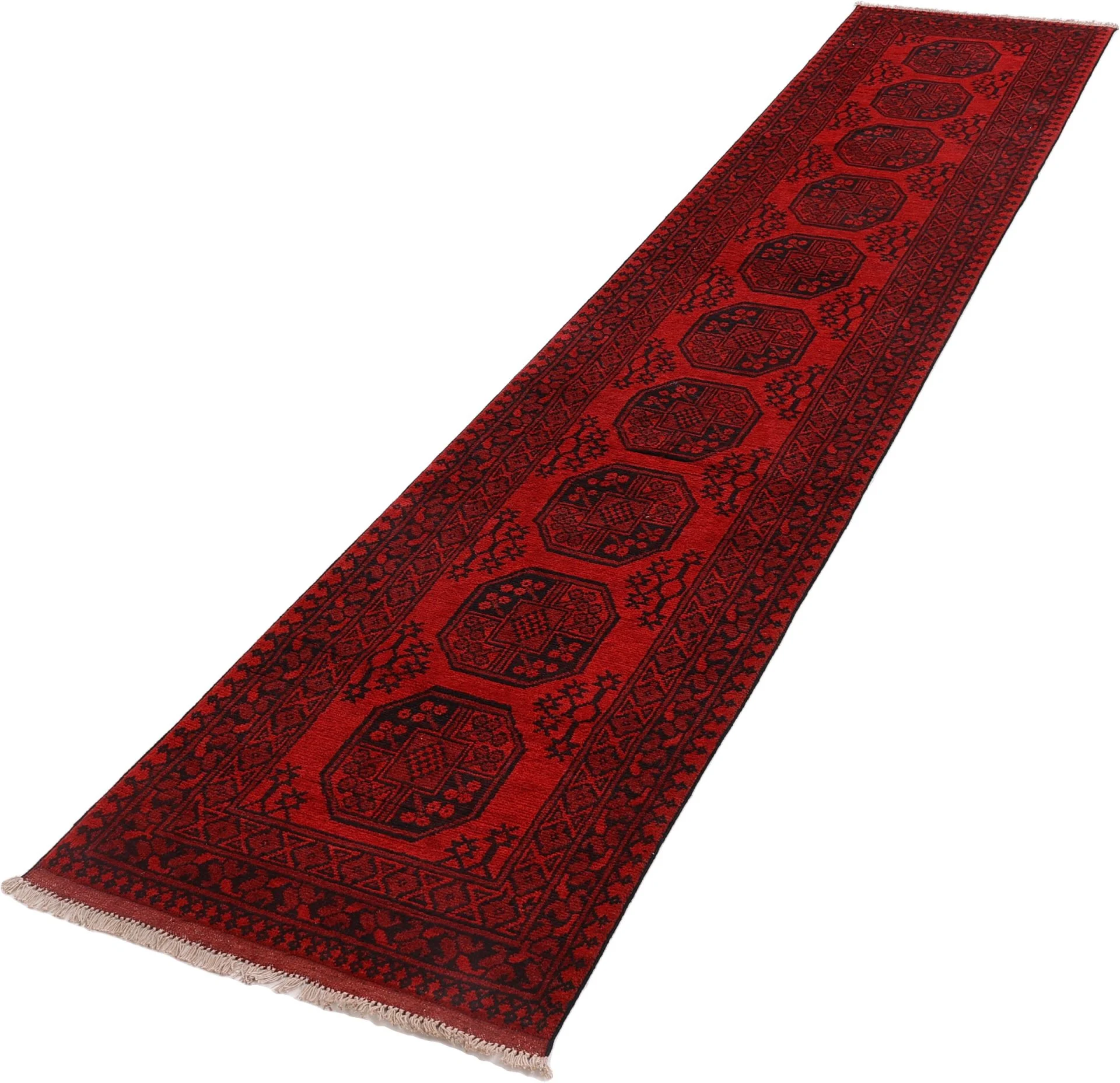 Afghan Rug 80 × 401 cm in Wool, hand-knotted - Image 5