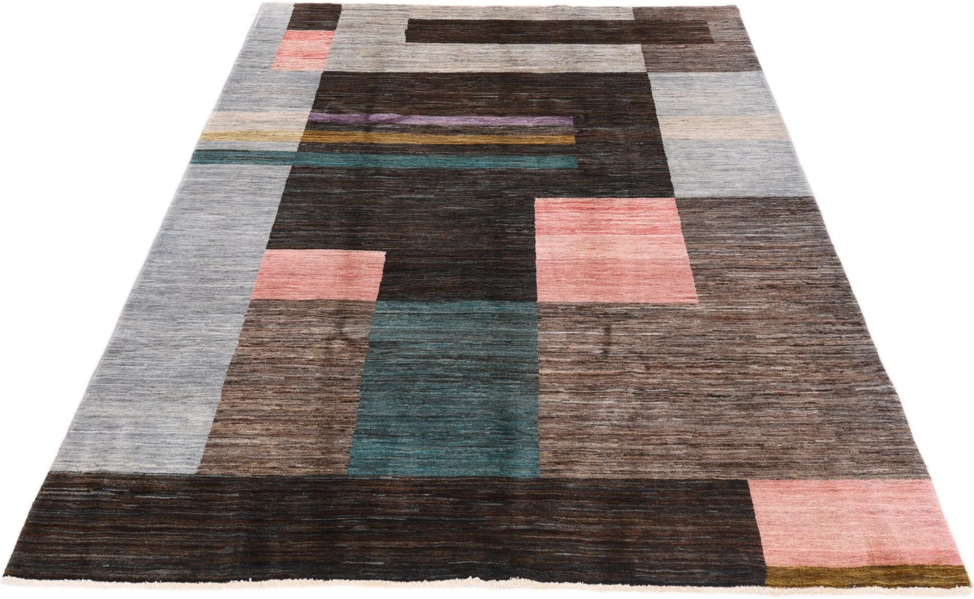 Alternative view of Wool Ariana Afghan Rug 167 × 237 cm, hand-knotted
