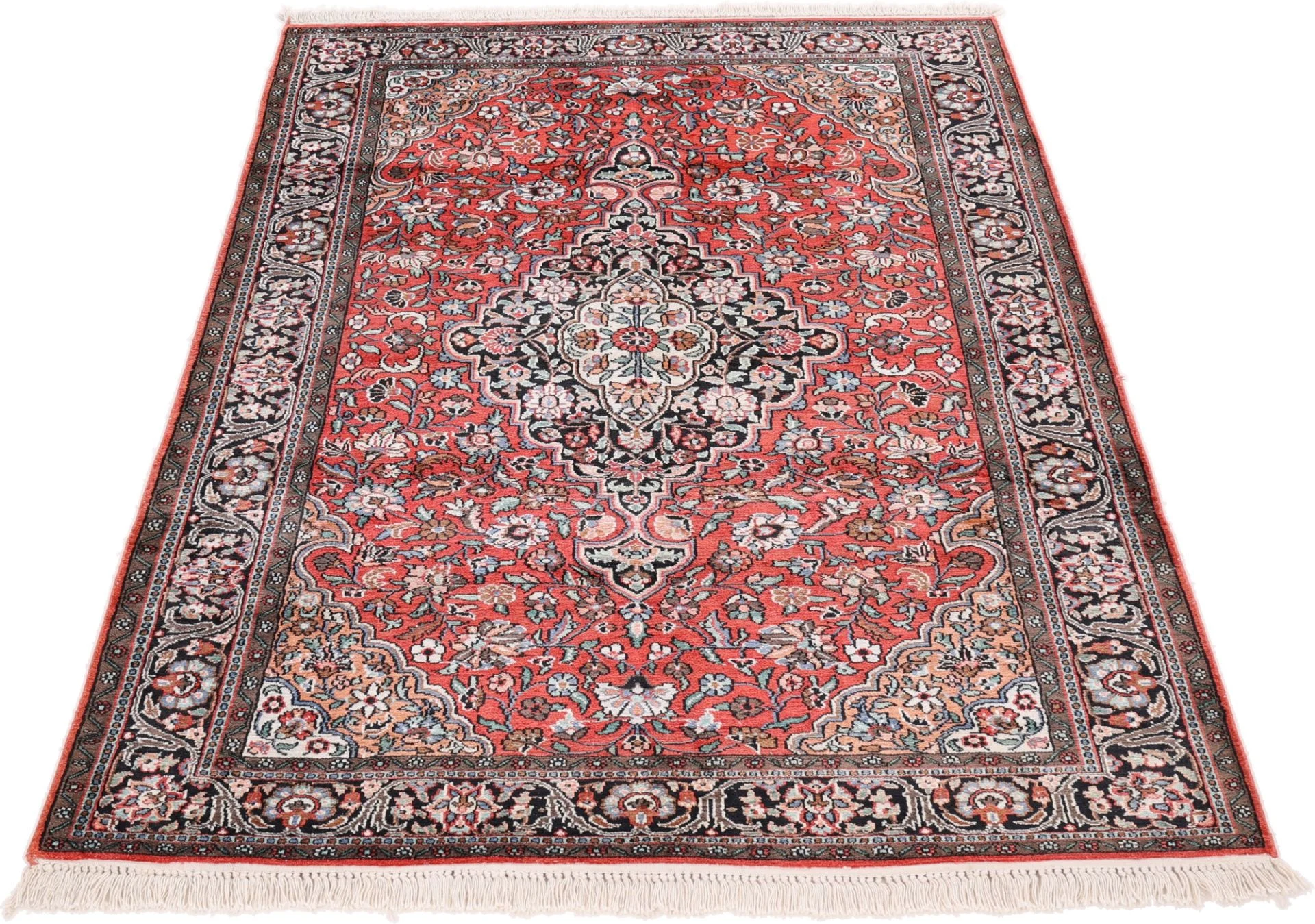 Alternative view of Hand-Knotted Indian Rug, 184 × 124 cm, Wool