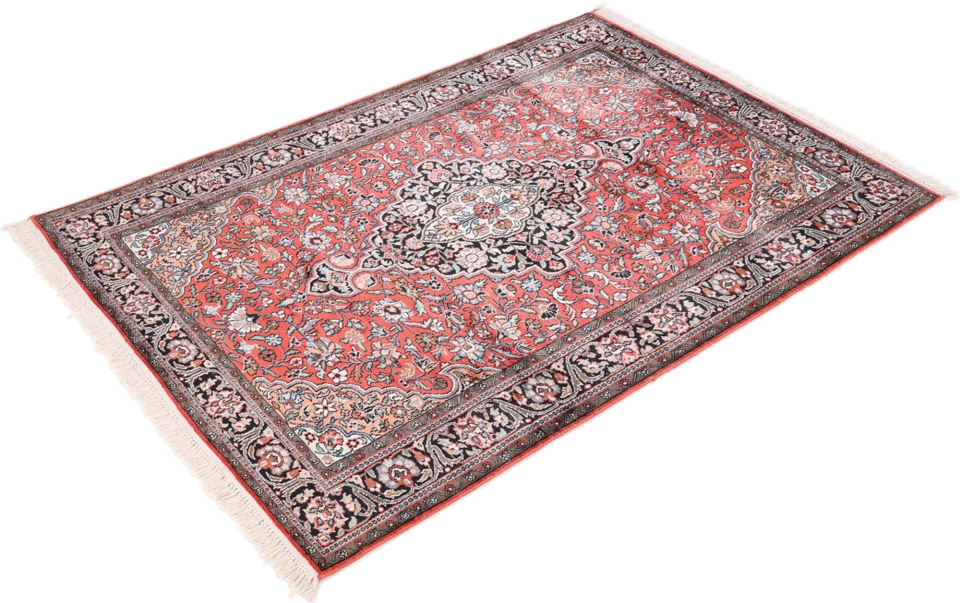 Hand-Knotted Indian Rug, 184 × 124 cm, Wool - Image 5