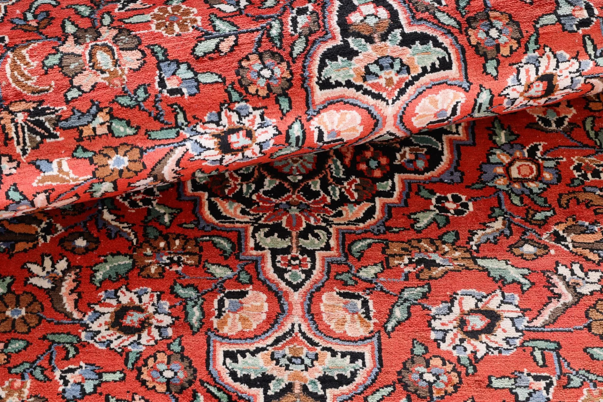 Hand-Knotted Indian Rug, 184 × 124 cm, Wool - Image 8