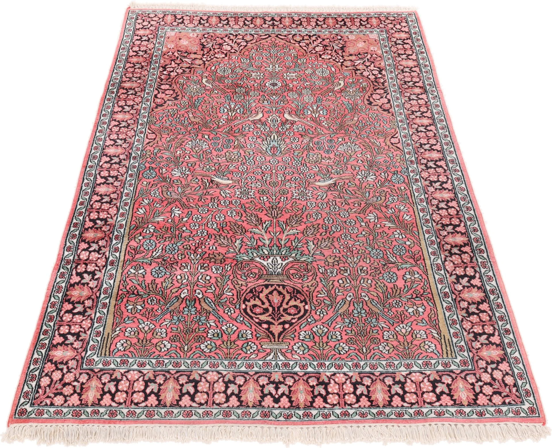 Alternative view of Hand-Knotted Indian Rug, 193 × 123 cm, Wool
