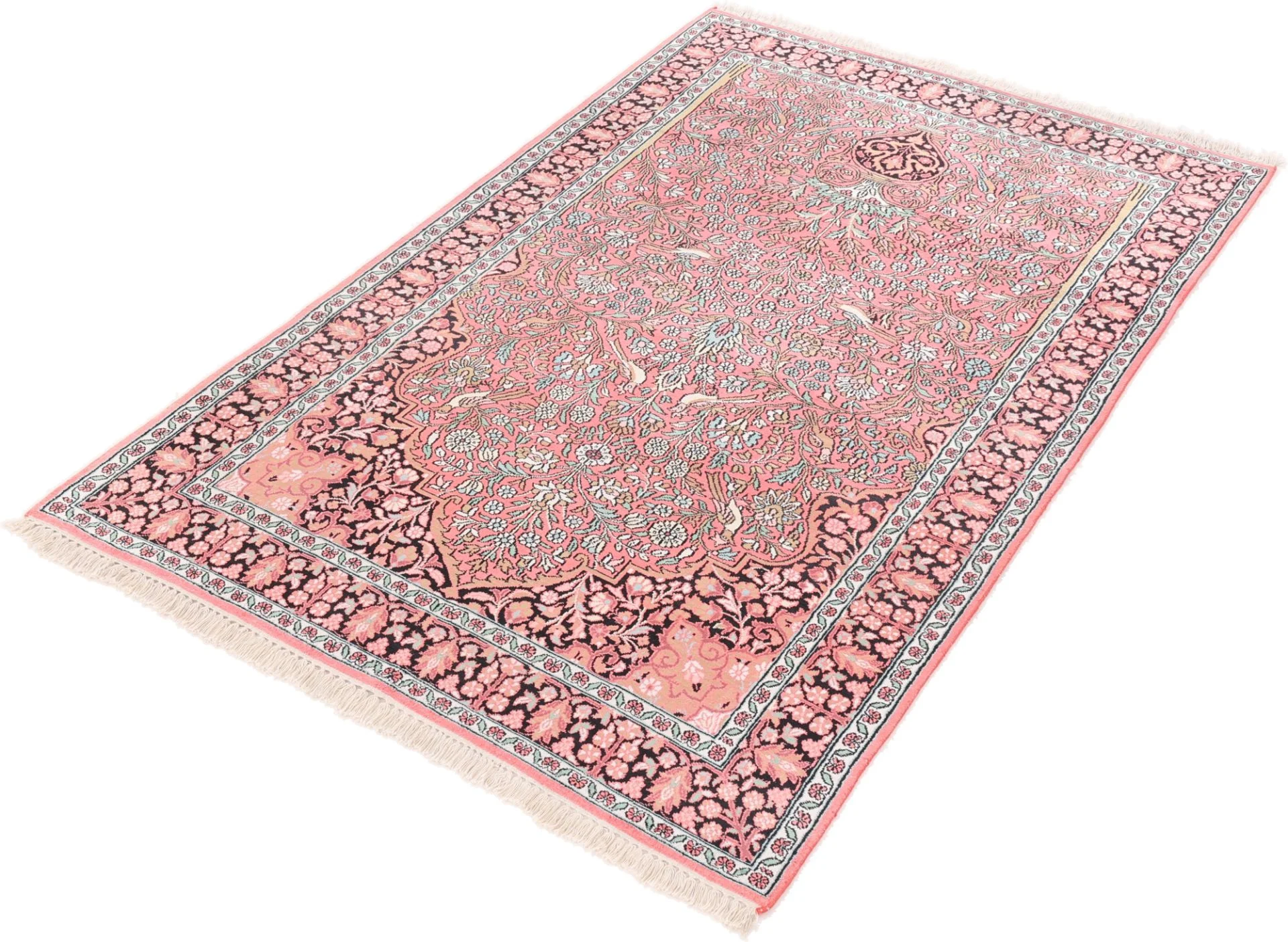 Hand-Knotted Indian Rug, 193 × 123 cm, Wool - Image 4