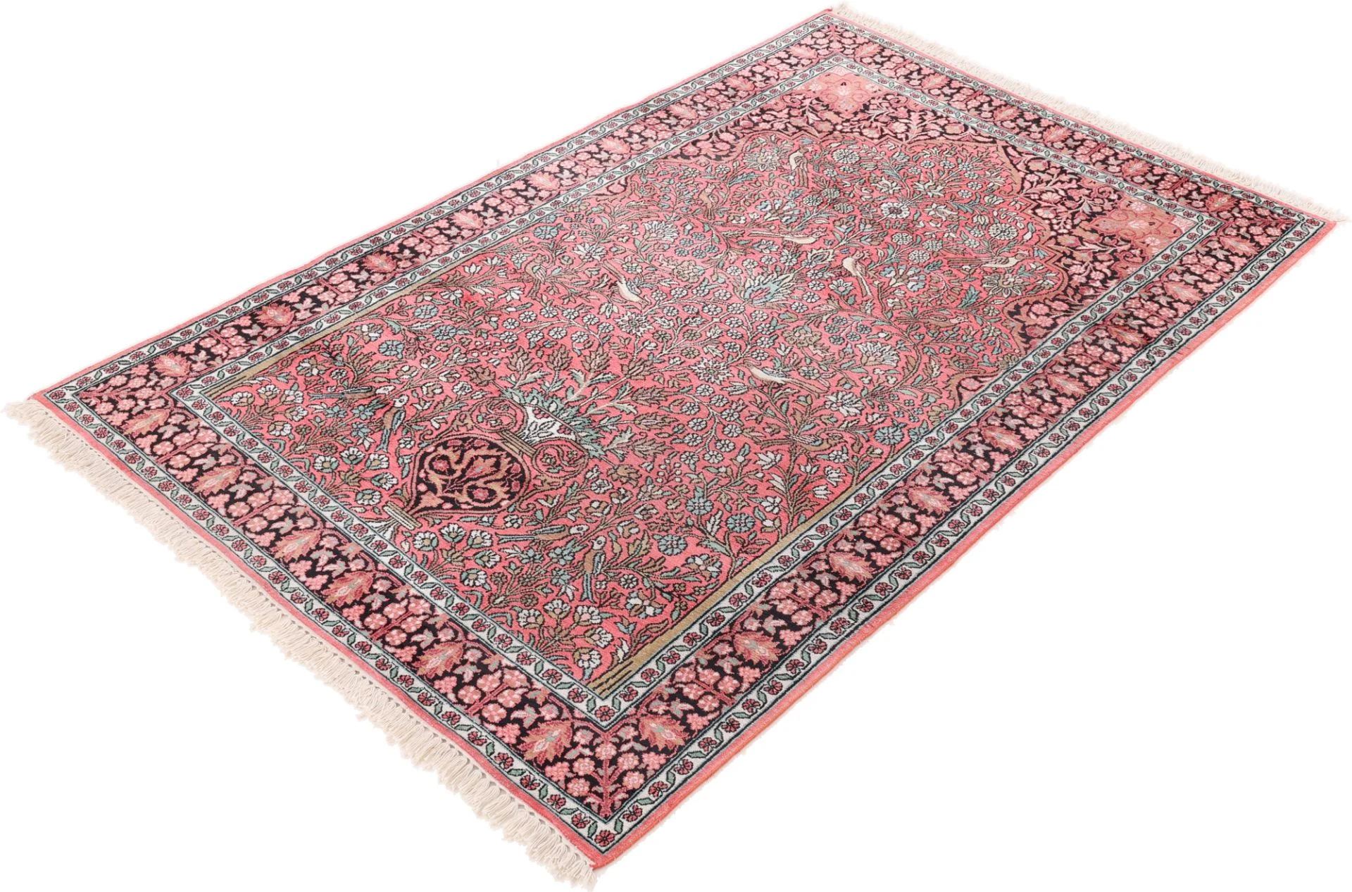 Hand-Knotted Indian Rug, 193 × 123 cm, Wool - Image 5