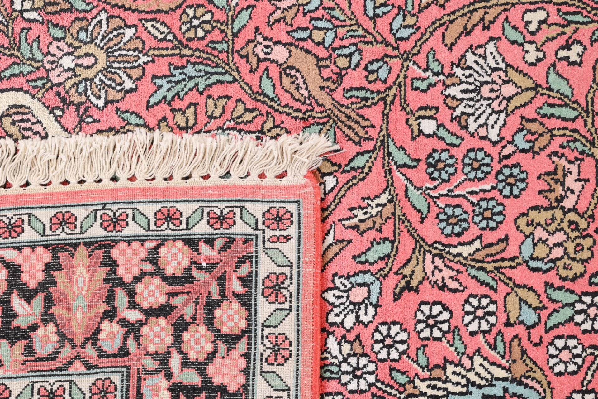 Hand-Knotted Indian Rug, 193 × 123 cm, Wool - Image 7