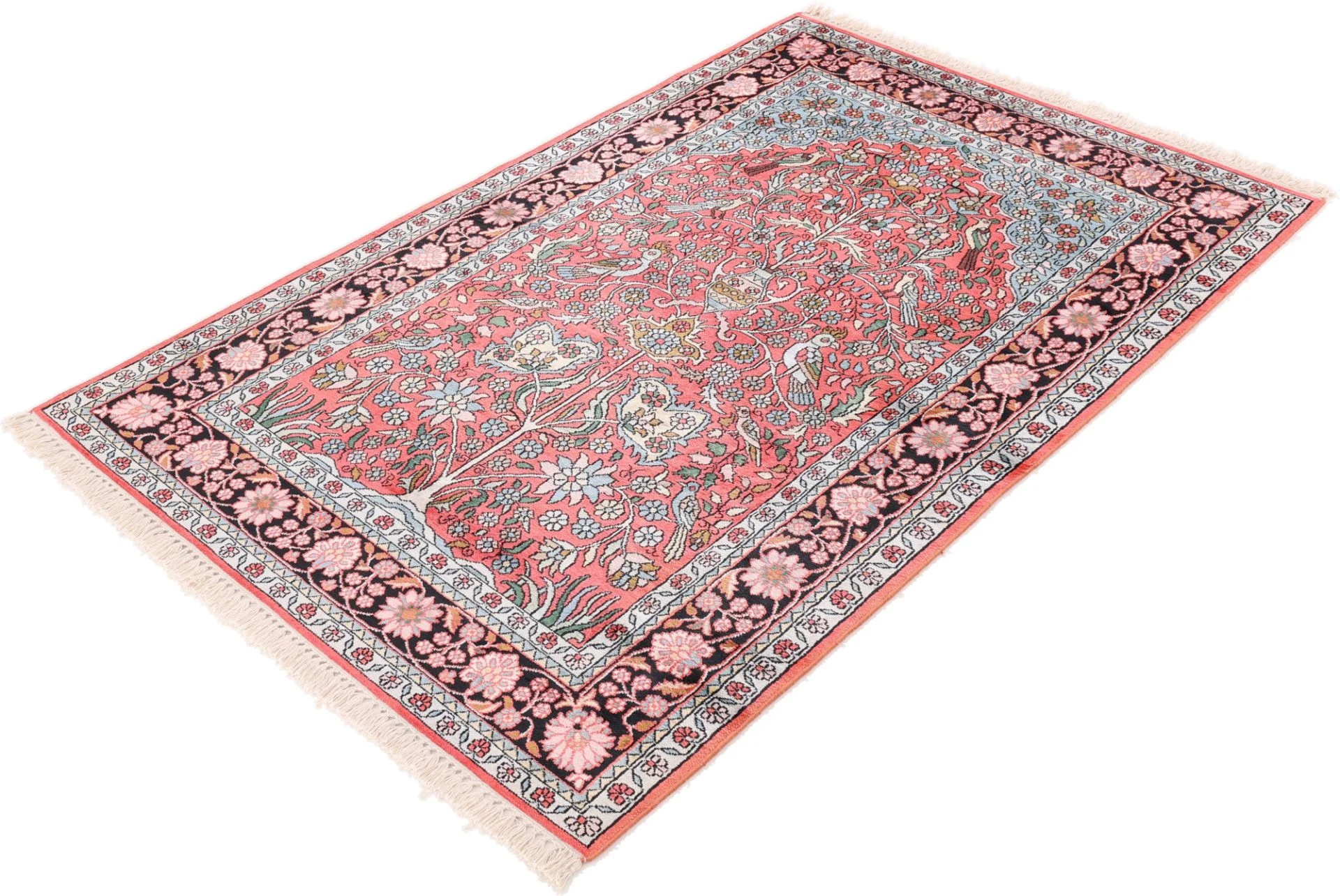 Hand-Knotted Indian Rug, 184 × 120 cm, Wool - Image 5