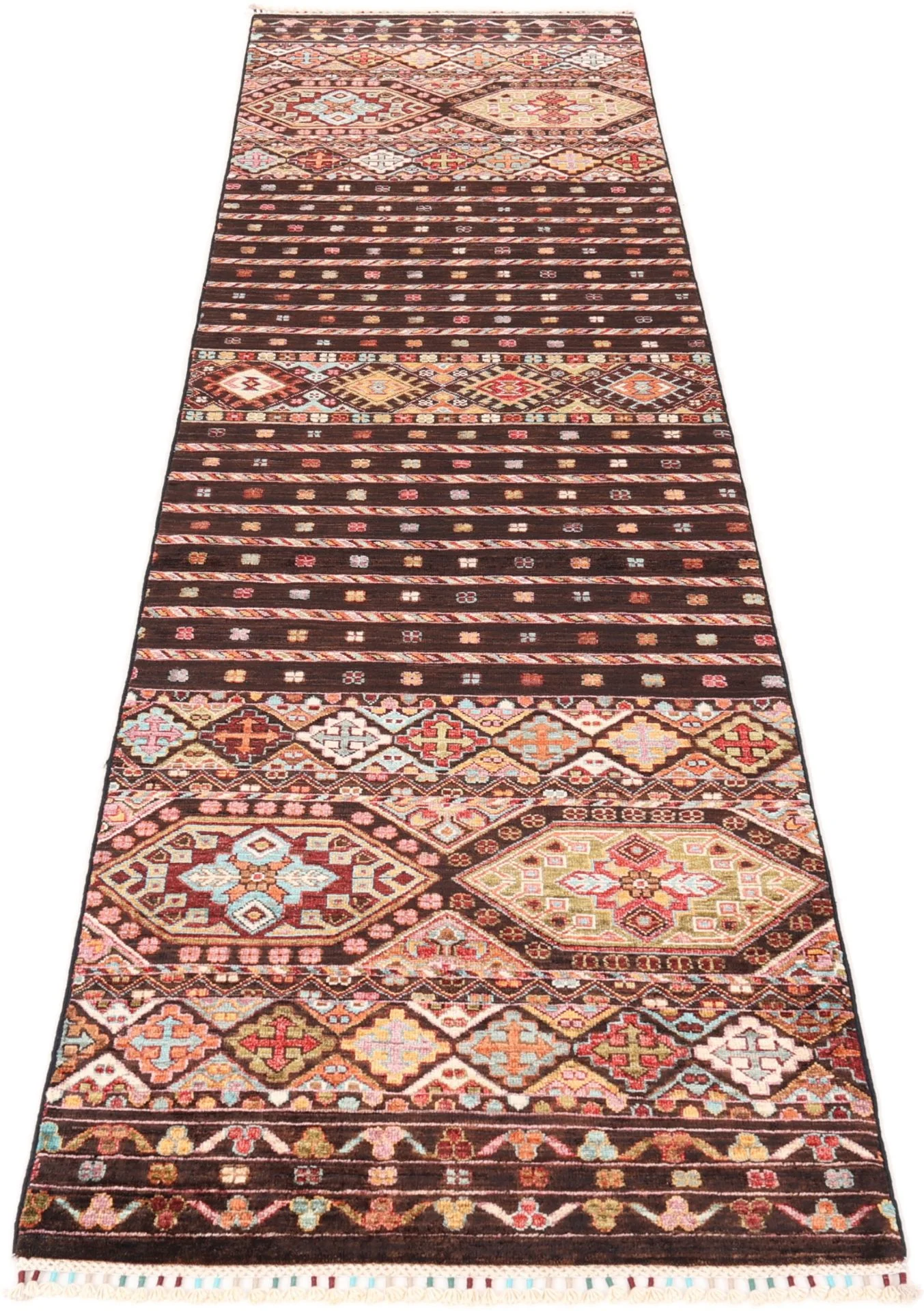 Samarkand Afghan Rug 84 × 312 cm in Wool, hand-knotted - Image 3