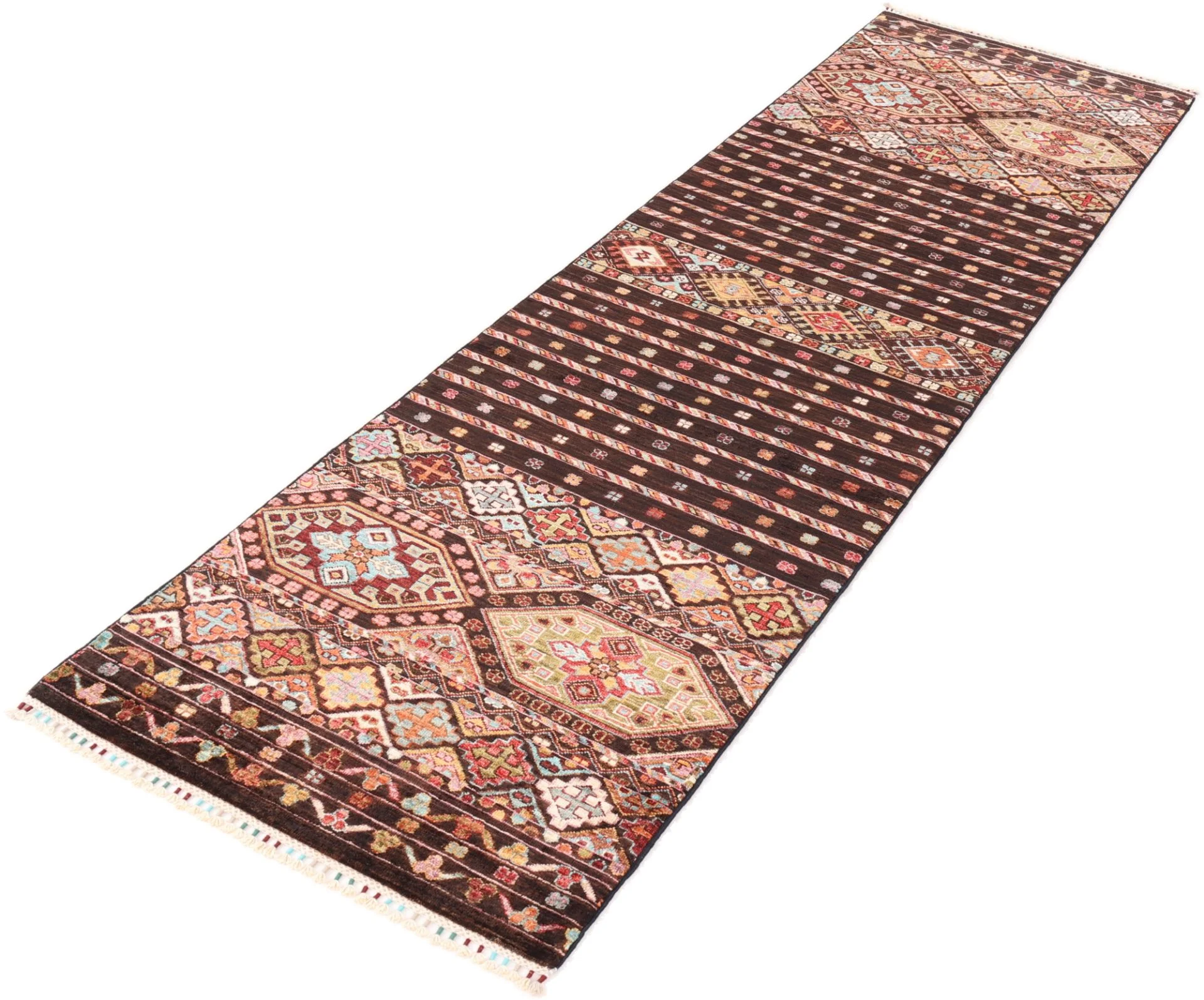 Samarkand Afghan Rug 84 × 312 cm in Wool, hand-knotted - Image 4
