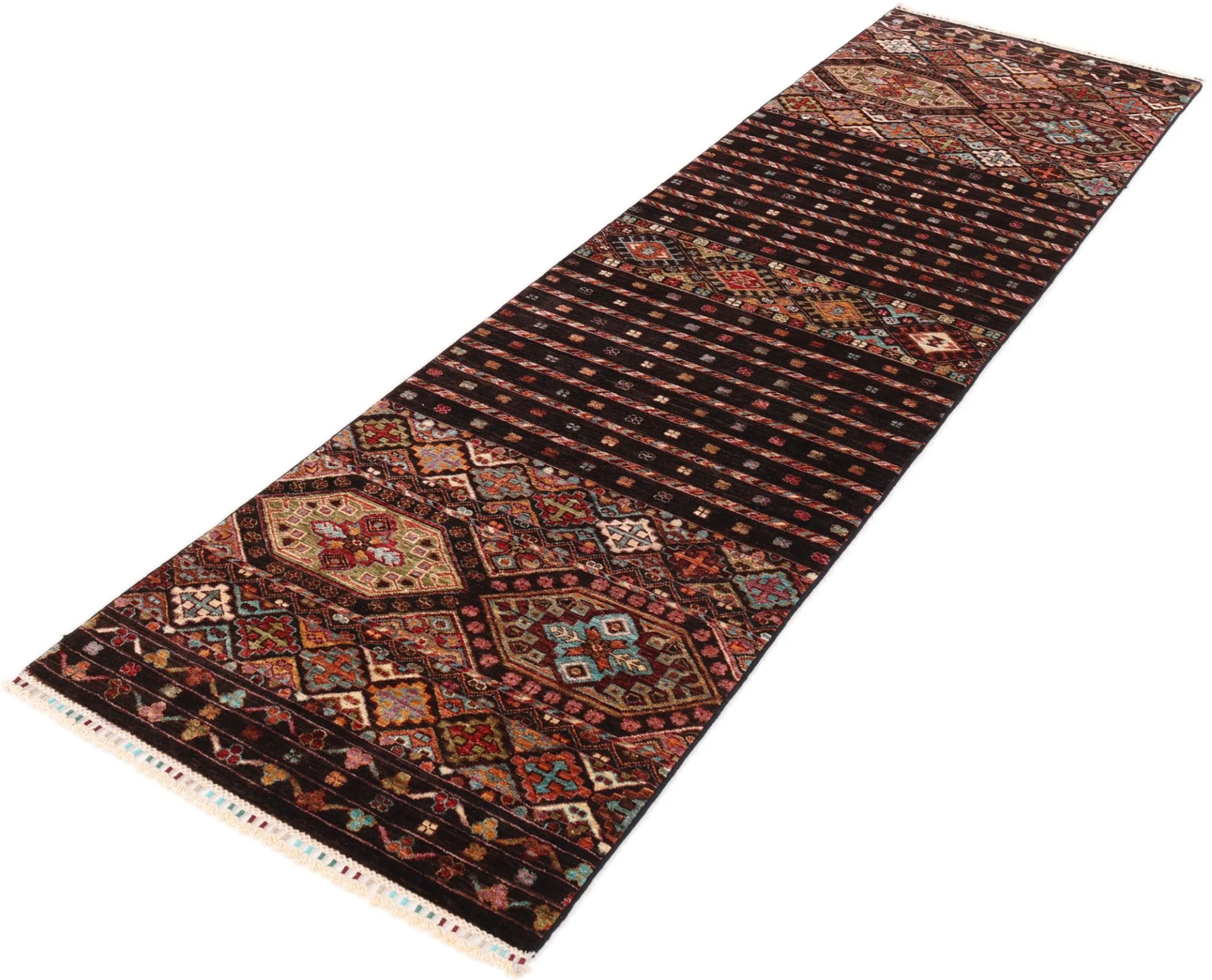Samarkand Afghan Rug 84 × 312 cm in Wool, hand-knotted - Image 5