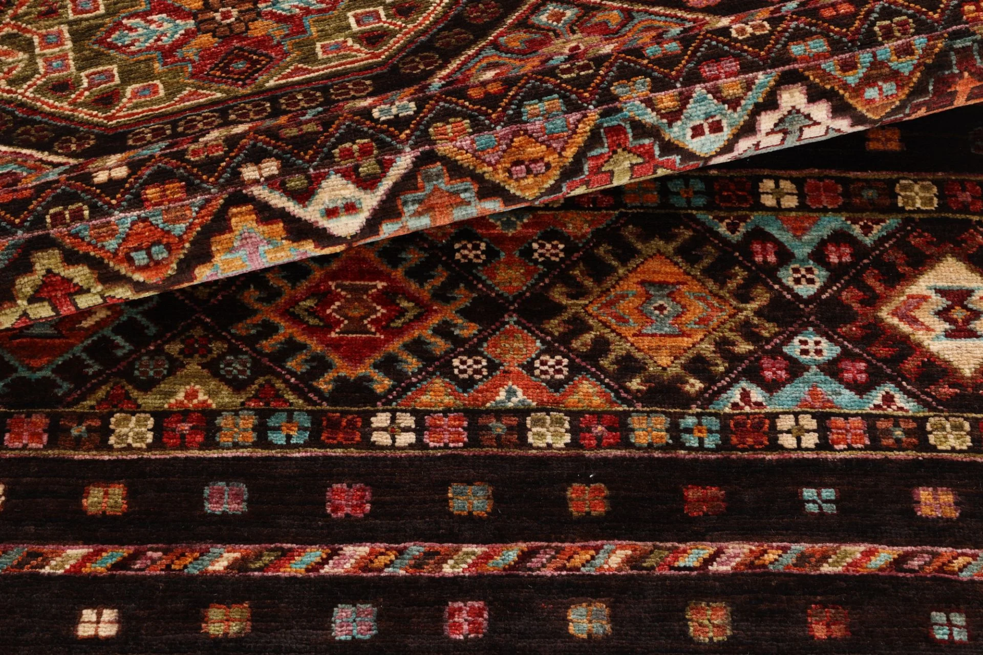 Samarkand Afghan Rug 84 × 312 cm in Wool, hand-knotted - Image 8