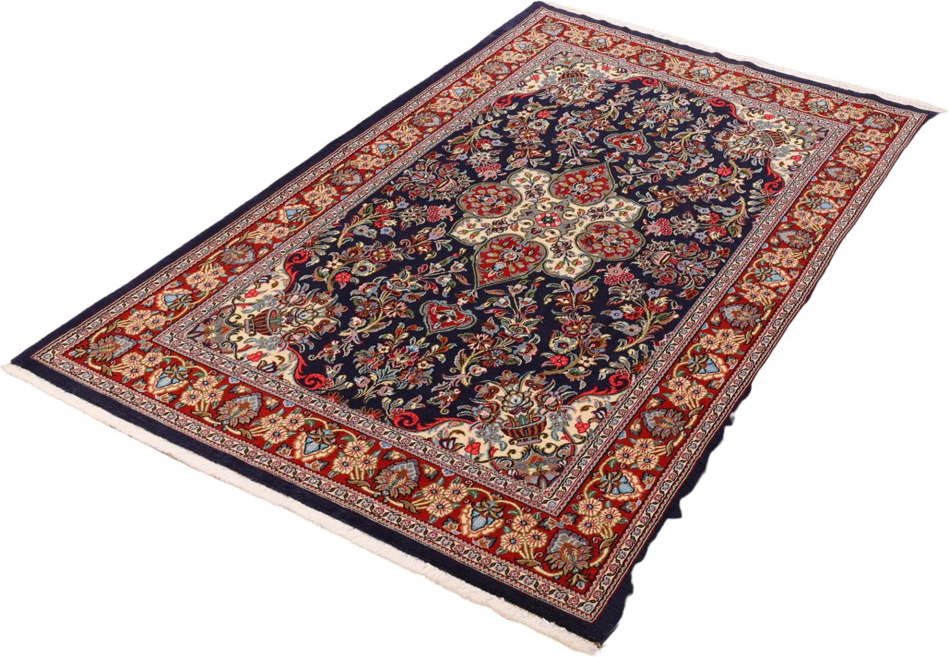 Wool Qom Persian Rug 136 × 212 cm, hand-knotted - Image 5