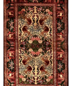 Persian Rug 153 × 94 cm, silk, hand-knotted
