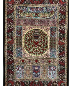Qom Persian Rug 150 × 100 cm, silk, hand-knotted