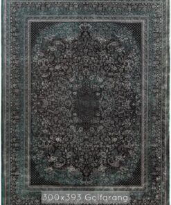 Qom Persian Rug 393 × 300 cm, silk, hand-knotted