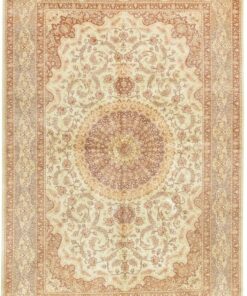 Qom Persian Rug 243 × 163 cm, silk, hand-knotted