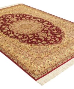 Qom Persian Rug 233 × 156 cm, silk, hand-knotted — view 2