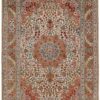 Qom Oriental Rug 191 × 128 cm, silk, hand-knotted