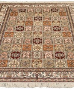 Qom Oriental Rug 245 × 157 cm, silk, hand-knotted — view 2