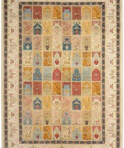 Qom Oriental Rug 280 × 185 cm, silk, hand-knotted