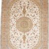 Qom Oriental Rug 278 × 190 cm, silk, hand-knotted