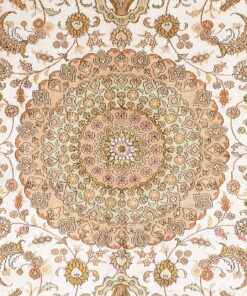 Qom Oriental Rug 278 × 190 cm, silk, hand-knotted — view 5