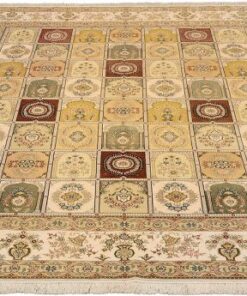 Qom Oriental Rug 302 × 245 cm, silk, hand-knotted — view 2