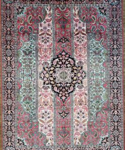 Qom Persian Rug 272 × 192 cm, wool & silk, hand-knotted