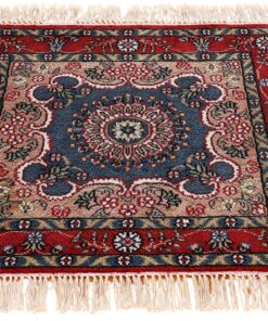 Qom Oriental Rug 45 × 45 cm, silk, hand-knotted — view 2