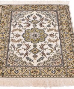 Qom Oriental Rug 90 × 63 cm, silk, hand-knotted — view 2