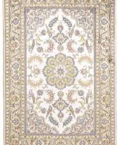Qom Oriental Rug 90 × 63 cm, silk, hand-knotted