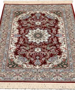 Qom Oriental Rug 124 × 80 cm, silk, hand-knotted — view 2