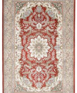 Qom Oriental Rug 124 × 80 cm, silk, hand-knotted
