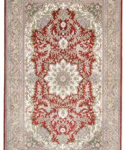 Qom Oriental Rug 124 × 80 cm, silk, hand-knotted