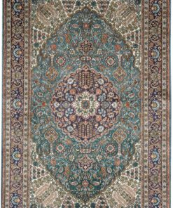 Qom Oriental Rug 150 × 92 cm, silk, hand-knotted