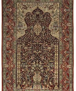 Qom Oriental Rug 149 × 93 cm, silk, hand-knotted