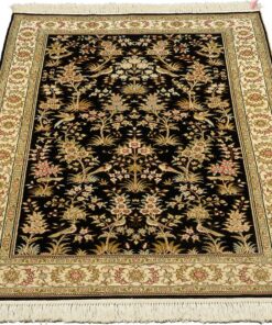 Qom Oriental Rug 155 × 93 cm, silk, hand-knotted — view 2