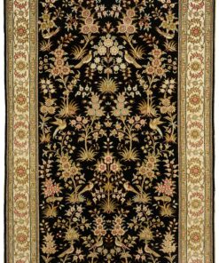 Qom Oriental Rug 155 × 93 cm, silk, hand-knotted