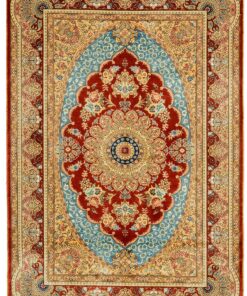Qom Oriental Rug 137 × 94 cm, silk, hand-knotted