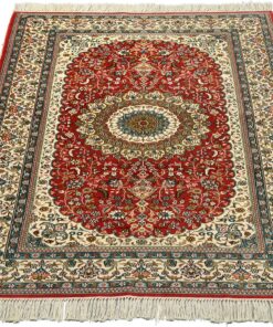 Qom Oriental Rug 150 × 94 cm, silk, hand-knotted — view 2