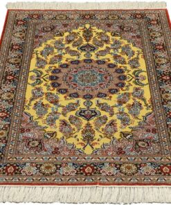 Qom Oriental Rug 150 × 94 cm, silk, hand-knotted — view 2