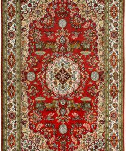 Qom Oriental Rug 155 × 95 cm, silk, hand-knotted